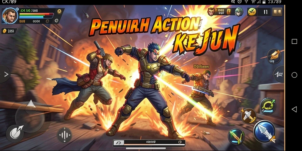 Tampilan gameplay seru dan menantang di CK789.