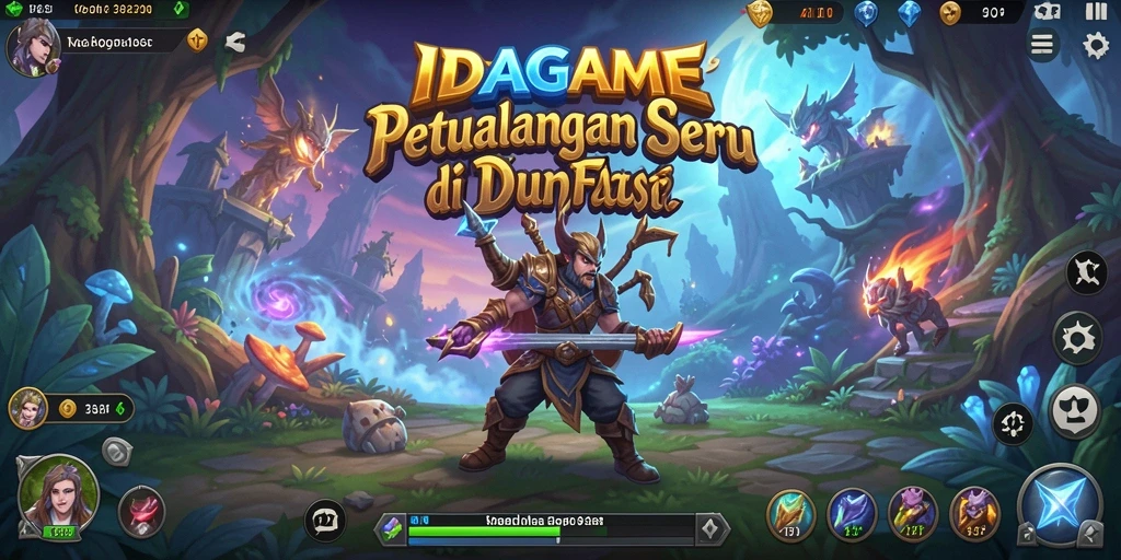 Tampilan gameplay menarik dari IDAGAME dalam suasana petualangan.