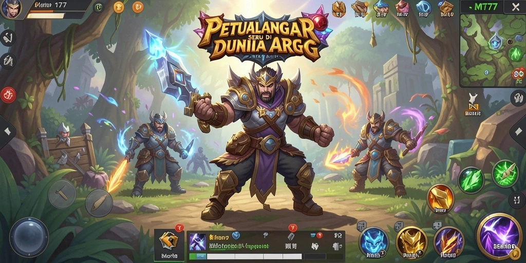 Gameplay epik dalam dungeon penuh tantangan ARPG.