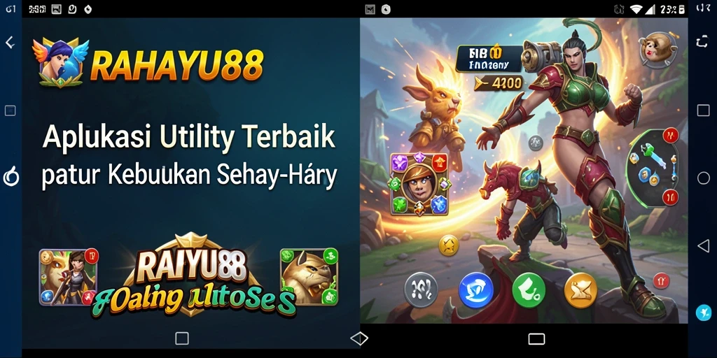 Tampilan antarmuka utama RAHAYU88 yang intuitif dan menarik.
