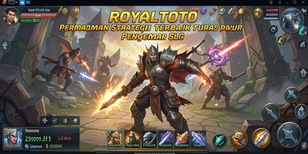 Tampilan gameplay yang menarik dan strategi mendalam di ROYALTOTO.