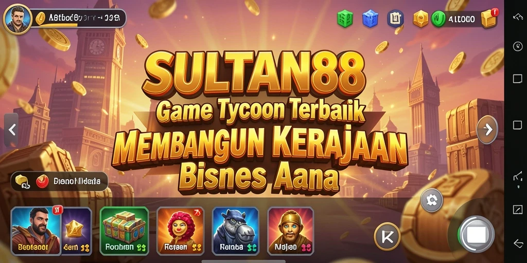 Tampilan gameplay SULTAN88 yang penuh strategi Tycoon.